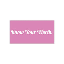 Charger l'image dans la galerie, Know Your Worth Purple Bumper Sticker