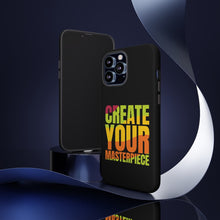 Charger l'image dans la galerie, Tough Cases - Create Your Masterpiece - Black - iPhone / Pixel / Galaxy