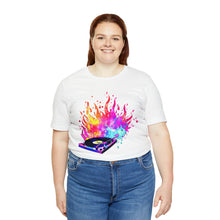 Charger l'image dans la galerie, Turntable on Fire Unisex Jersey Short Sleeve Tee