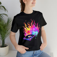 Charger l'image dans la galerie, Turntable on Fire Unisex Jersey Short Sleeve Tee