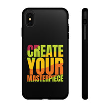 Charger l'image dans la galerie, Tough Cases - Create Your Masterpiece - Black - iPhone / Pixel / Galaxy