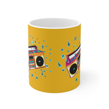 画像をギャラリービューアに読み込む, Boom Box Yellow Mug 11oz