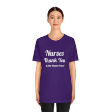 Charger l'image dans la galerie, Nurses Thank You Unisex Jersey Short Sleeve Tee