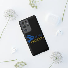 Load image into Gallery viewer, Ukraine Peace & Freedom - Black - iPhone / Pixel / Galaxy