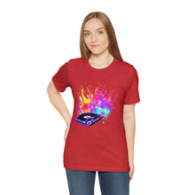 Charger l'image dans la galerie, Turntable on Fire Unisex Jersey Short Sleeve Tee