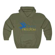 Charger l'image dans la galerie, Ukraine Peace & Freedom Unisex Heavy Blend™ Hooded Sweatshirt