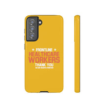 Load image into Gallery viewer, Tough Cases - Thank You Frontline Healthcare Workers - Yellow - iPhone / Pixel / Galaxy