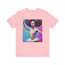 将图片加载到图库查看器，Airbrush Ballerina Unisex Jersey Short Sleeve Tee
