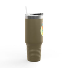 Load image into Gallery viewer, Travel Mug - Flaming Dice - 40oz
