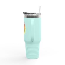 Load image into Gallery viewer, Travel Mug - Flaming Dice - 40oz
