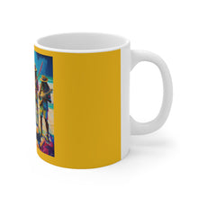 Load image into Gallery viewer, Band on the Beach Yellow Mug 11oz
