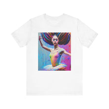 将图片加载到图库查看器，Airbrush Ballerina Unisex Jersey Short Sleeve Tee
