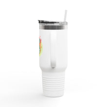 Load image into Gallery viewer, Travel Mug - Flaming Dice - 40oz
