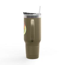 Load image into Gallery viewer, Travel Mug - Flaming Dice - 40oz
