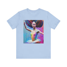 将图片加载到图库查看器，Airbrush Ballerina Unisex Jersey Short Sleeve Tee
