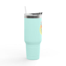 Load image into Gallery viewer, Travel Mug - Flaming Dice - 40oz
