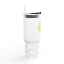 Load image into Gallery viewer, Travel Mug - Flaming Dice - 40oz
