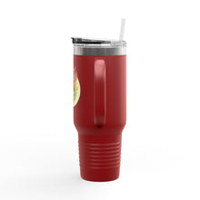 Load image into Gallery viewer, Travel Mug - Flaming Dice - 40oz
