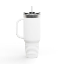 Load image into Gallery viewer, Travel Mug - Flaming Dice - 40oz

