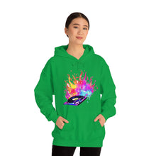 Load image into Gallery viewer, Turntable on Fire Unisex Heavy Blend™ Hooded Sweatshirt
