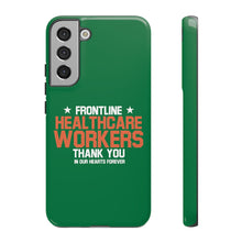 将图片加载到图库查看器，Tough Cases - Thank You Frontline Healthcare Workers - Green - iPhone / Pixel / Galaxy
