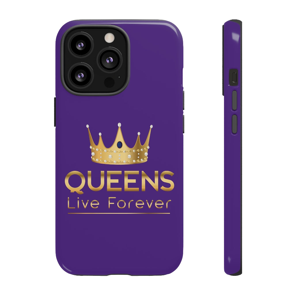 Queens Live Forever - Purple - iPhone / Pixel / Galaxy