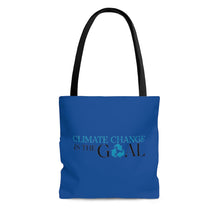 Load image into Gallery viewer, Climate Change - Blue - AOP Tote Bag
