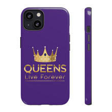 将图片加载到图库查看器，Queens Live Forever - Purple - iPhone / Pixel / Galaxy
