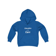 Charger l&#39;image dans la galerie, Education is the Cure Youth Heavy Blend Hooded Sweatshirt
