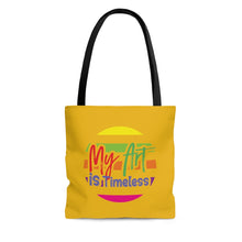 Charger l&#39;image dans la galerie, My Art is Timeless Yellow Tote Bag
