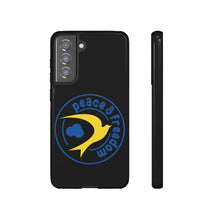 Load image into Gallery viewer, Ukraine Peace &amp; Freedom version 2 - Black - iPhone / Pixel / Galaxy
