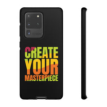 Cargar imagen en el visor de la galería, Tough Cases - Create Your Masterpiece - Black - iPhone / Pixel / Galaxy
