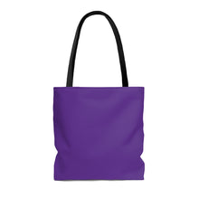 画像をギャラリービューアに読み込む, Know Your Worth Purple AOP Tote Bag

