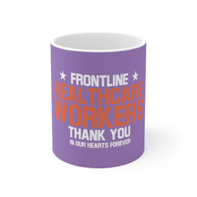Load image into Gallery viewer, Frontline Healthcare Workers version 2 Purple Ceramic Mug 11oz
