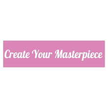 将图片加载到图库查看器，Create Your Masterpiece Purple Bumper Sticker
