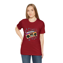 Load image into Gallery viewer, Boom Box Unisex Jersey Short Sleeve Tee
