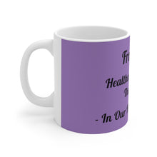 将图片加载到图库查看器，Frontline Healthcare Workers Purple Ceramic Mug 11oz
