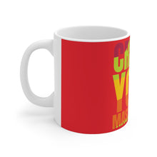 Load image into Gallery viewer, Create Your Masterpiece Ceramic Red Mug 11oz
