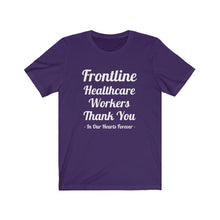 Cargar imagen en el visor de la galería, Frontline Healthcare Workers Thank You Unisex Jersey Short Sleeve Tee
