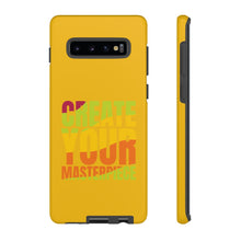 Load image into Gallery viewer, Tough Cases - Create Your Masterpiece - Yellow - iPhone / Pixel / Galaxy
