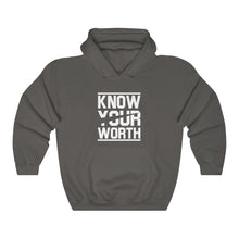 Cargar imagen en el visor de la galería, Know Your Worth (version 2) Unisex Heavy Blend™ Hooded Sweatshirt
