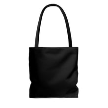 Load image into Gallery viewer, So Sophisticated Black AOP Tote Bag
