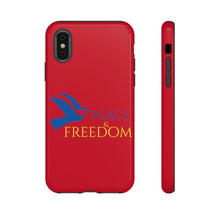 将图片加载到图库查看器，Ukraine Peace &amp; Freedom - Red - iPhone / Pixel / Galaxy
