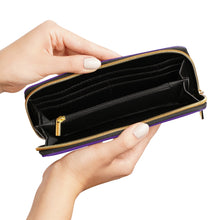 Load image into Gallery viewer, Zipper Wallet - So Sophisticated - Purple (Please allow 2 weeks for Shipping)
