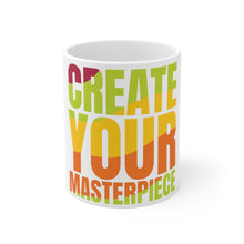 将图片加载到图库查看器，Create Your Masterpiece Ceramic White Mug 11oz
