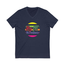 Load image into Gallery viewer, My Art is Timeless Unisex Jersey Short Sleeve V-Neck Tee
