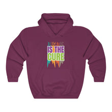 将图片加载到图库查看器，Education is the Cure (version 3) Unisex Heavy Blend™ Hooded Sweatshirt
