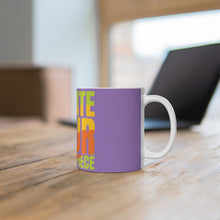 将图片加载到图库查看器，Create Your Masterpiece Ceramic Purple Mug 11oz
