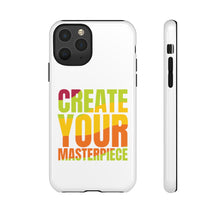 Load image into Gallery viewer, Tough Cases - Create Your Masterpiece - White - iPhone / Pixel / Galaxy
