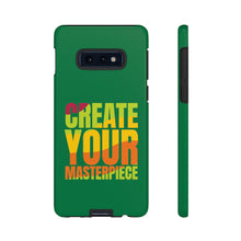 Load image into Gallery viewer, Tough Cases - Create Your Masterpiece - Green - iPhone / Pixel / Galaxy
